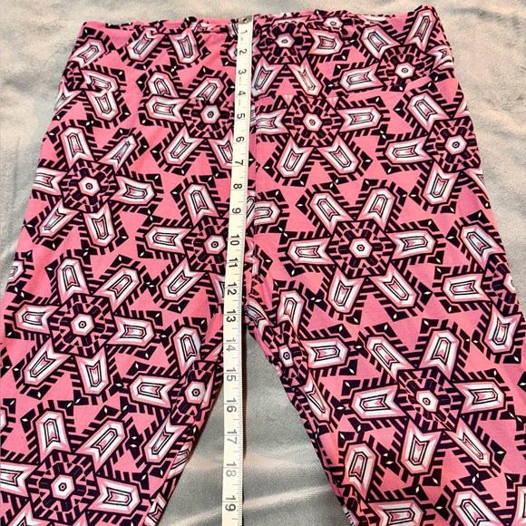 NEW TALL CURVY HIGH WAIST STRETCHY LEGGINGS PICS 4 MEASUREMENTS Valentines Day - Picture 4 of 16